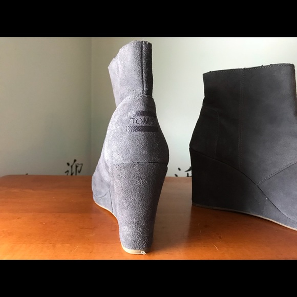 Grey Tom’s Zipper Wedges - Picture 4 of 5